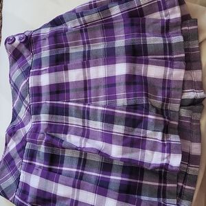 Purple skirt/shorts under